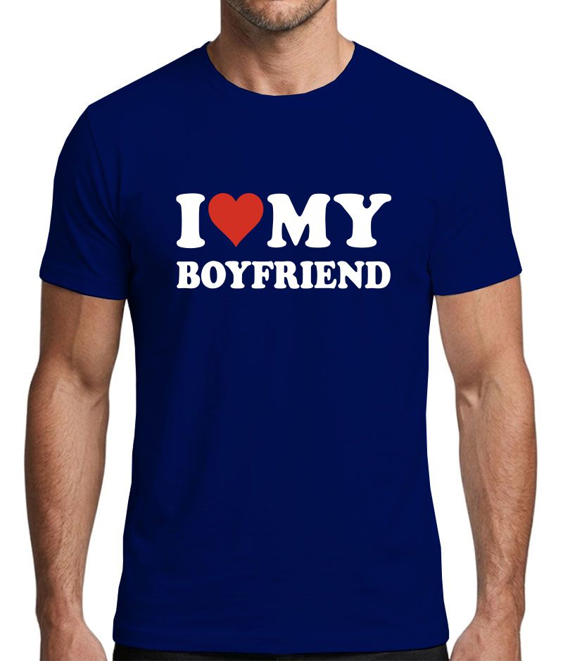 I Love My Boyfriend Graphic T-Shirt